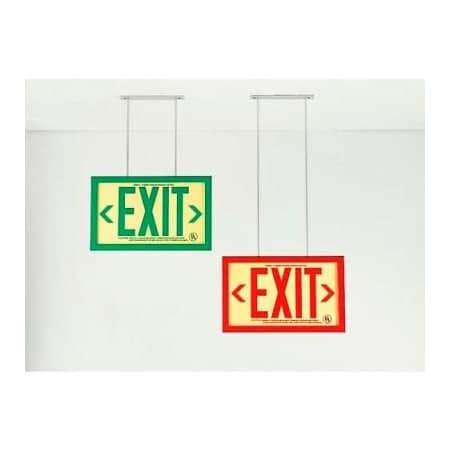 American Permalight 10-Inch Extended Ceiling Mount Bracket For Permalight Framed Exit Signs 600056